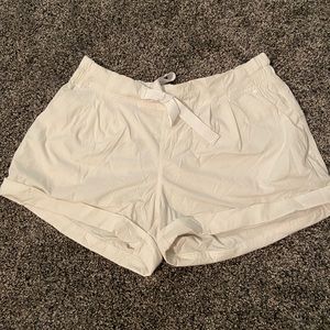lululemon white shorts